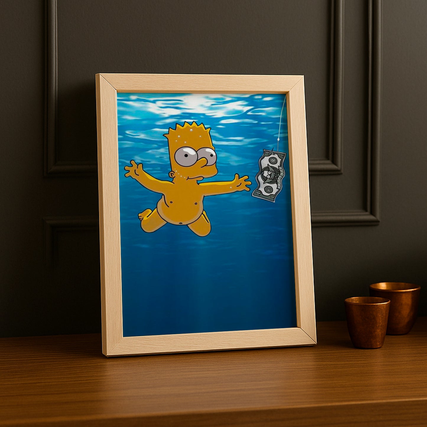 Cadre Photo Les Simpsons - Sauver Bart