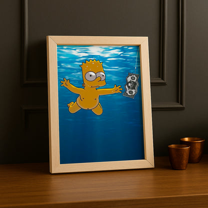 Cadre Photo Les Simpsons - Sauver Bart