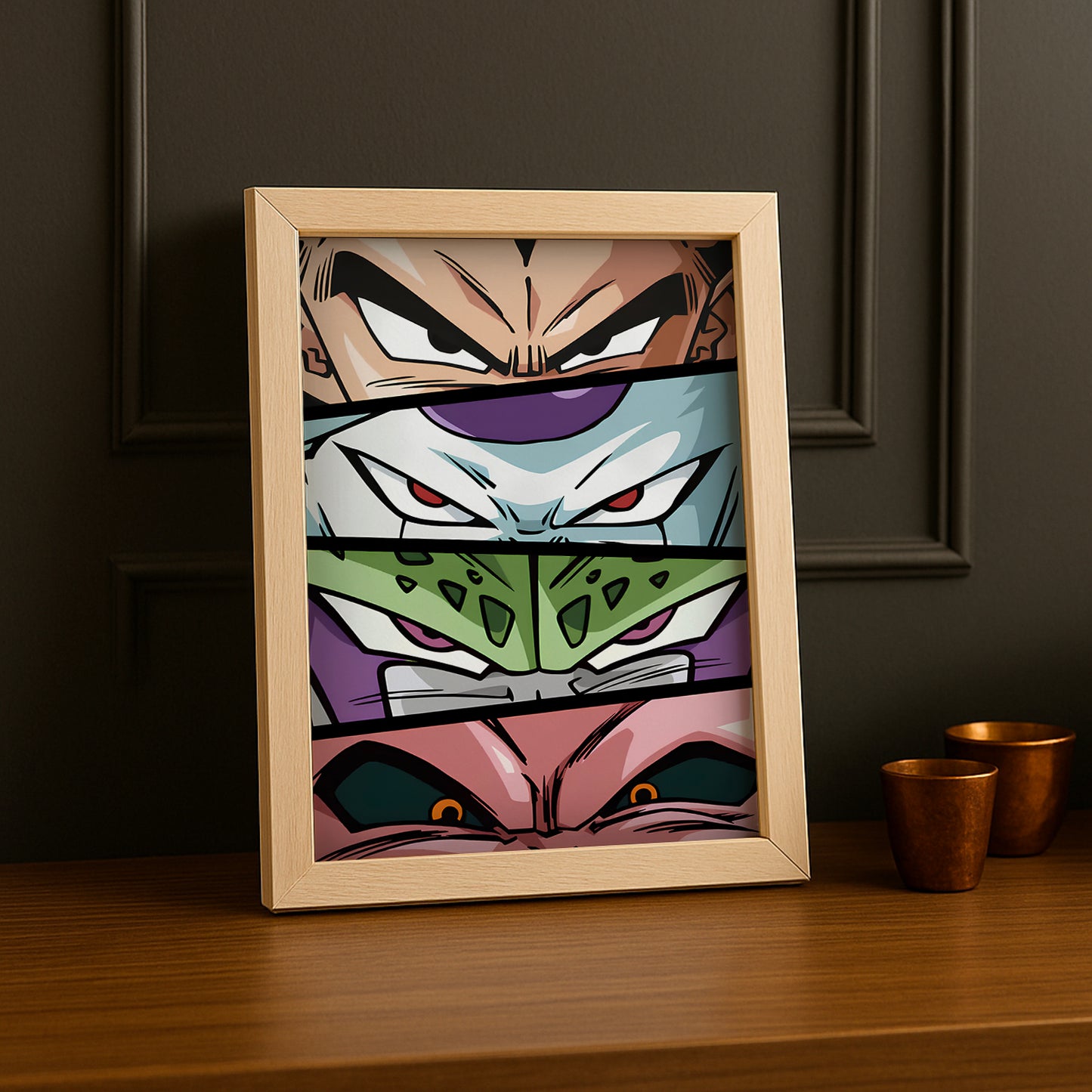 Poster Dragon Ball Z - Eyes Villians DBZ