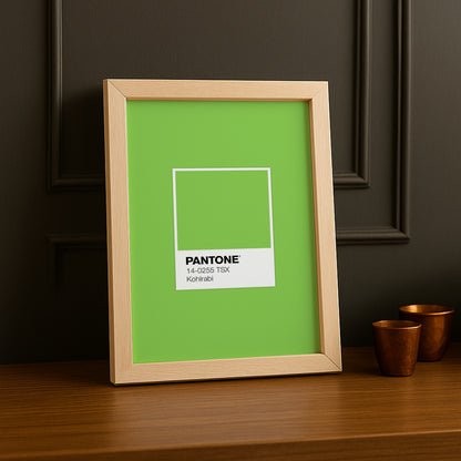 Cadre Photo Pantone Étiquette - Kohlrabi