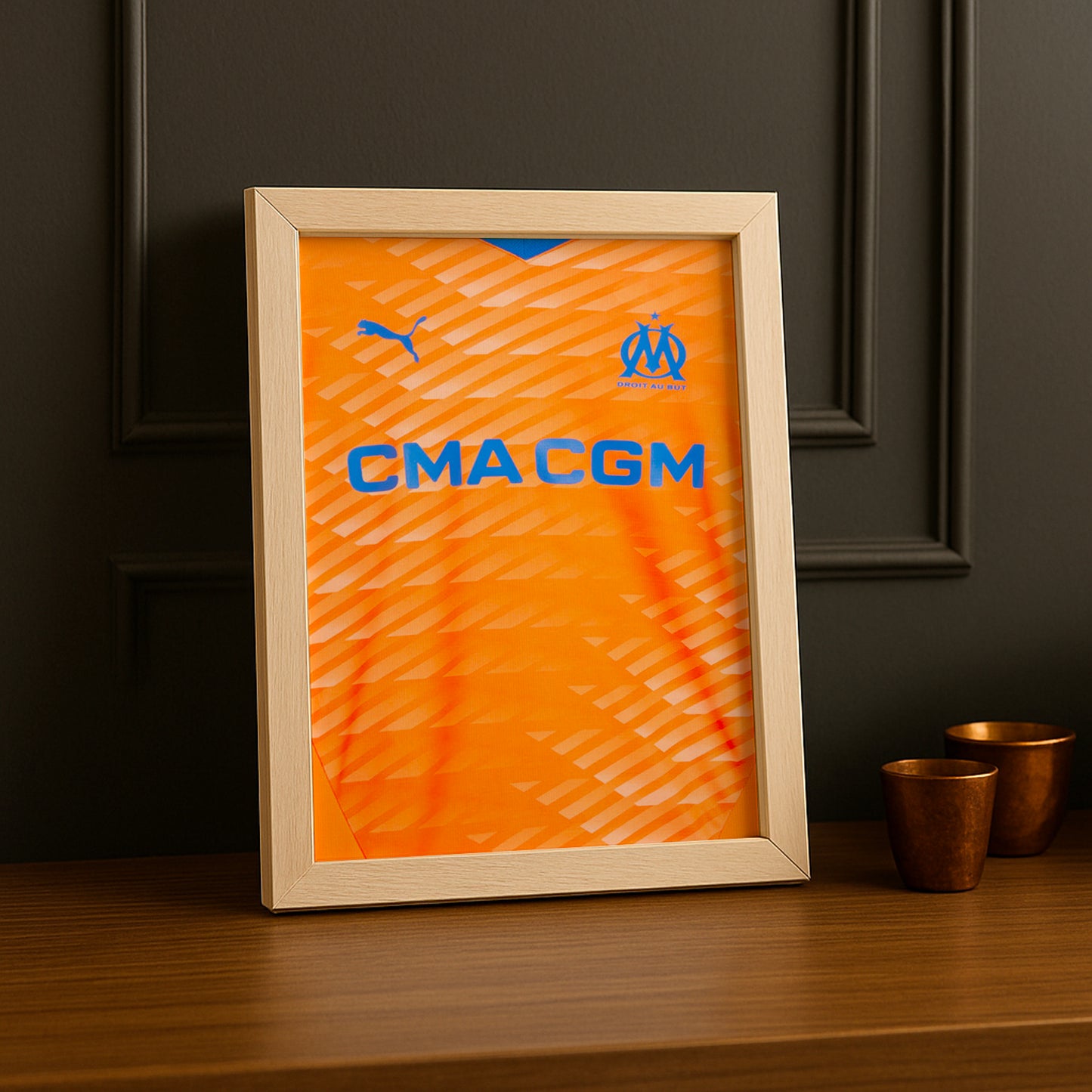 Cadre photo Maillot third Olympique de Marseille