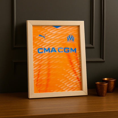 Cadre photo Maillot third Olympique de Marseille
