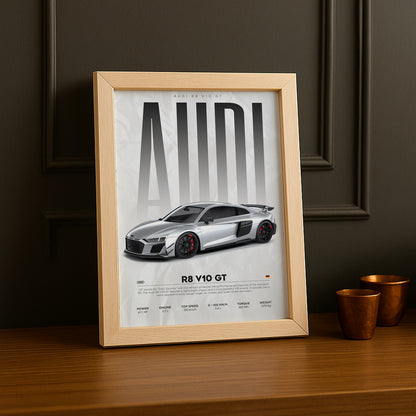 Cadre photo Audi R8 V10 GT