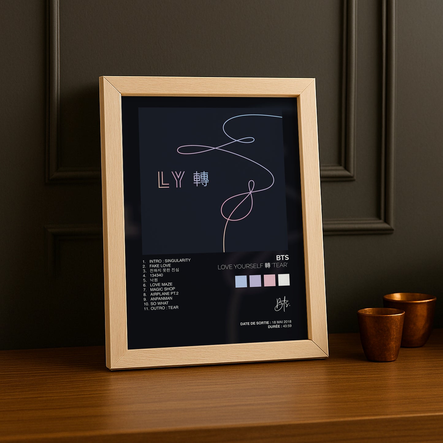 Cadre Photo K-Pop - BTS Tear