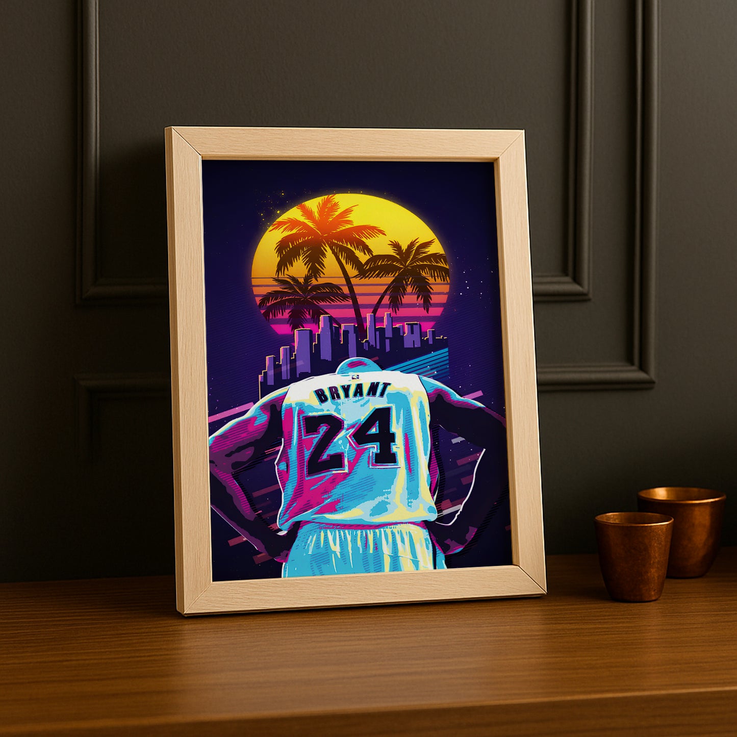 Cadre photo Kobe Bryant NBA