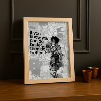 Cadre Photo Hajime no Ippo - If you can do better..