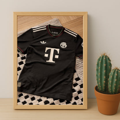 Poster Maillot Football - Bayern Munich Extérieur 25-26