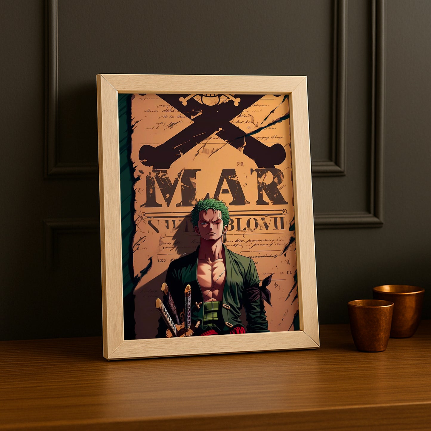 Cadre photo One Piece - Zoro