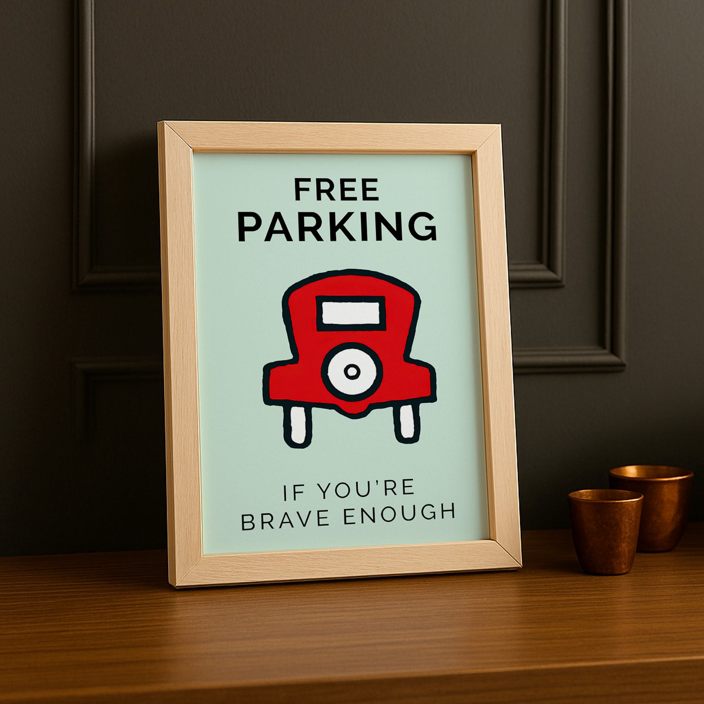Monopoly Free Parking - Poster