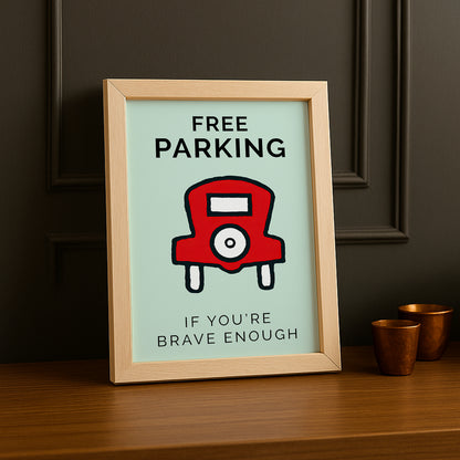 Monopoly Free Parking - Poster