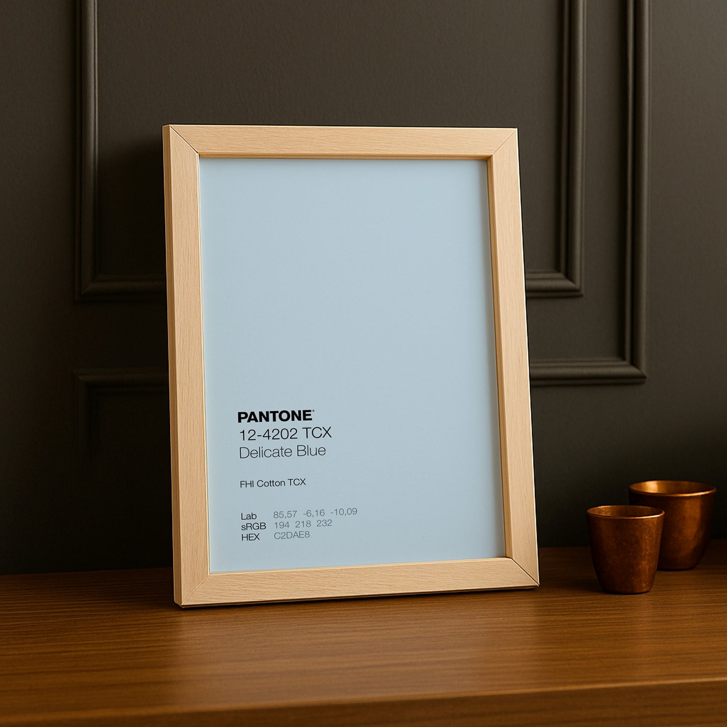 Cadre Photo Pantone - Delicate Blue