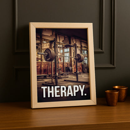 Poster Photo Musculation - Therapy