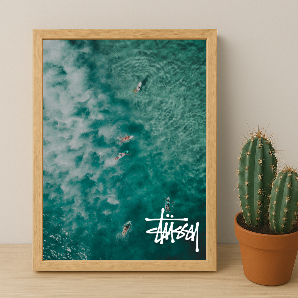 Cadre photo Stüssy - Blue surf