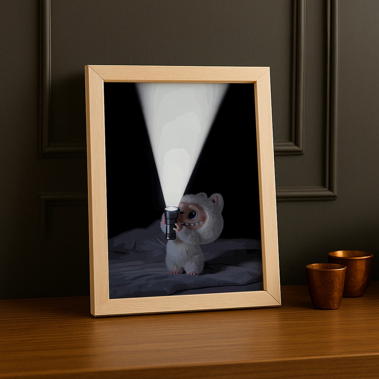 Poster Labubu - Lampe Torche