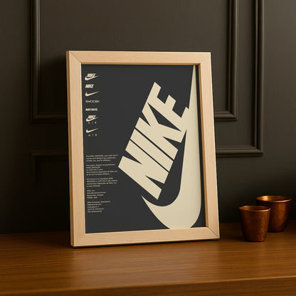 Cadre Photo Nike - Boite noir