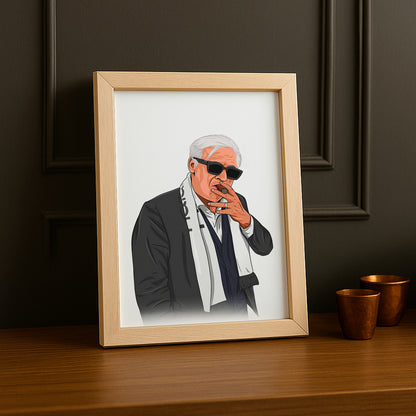 Cadre photo Carlo Ancelotti