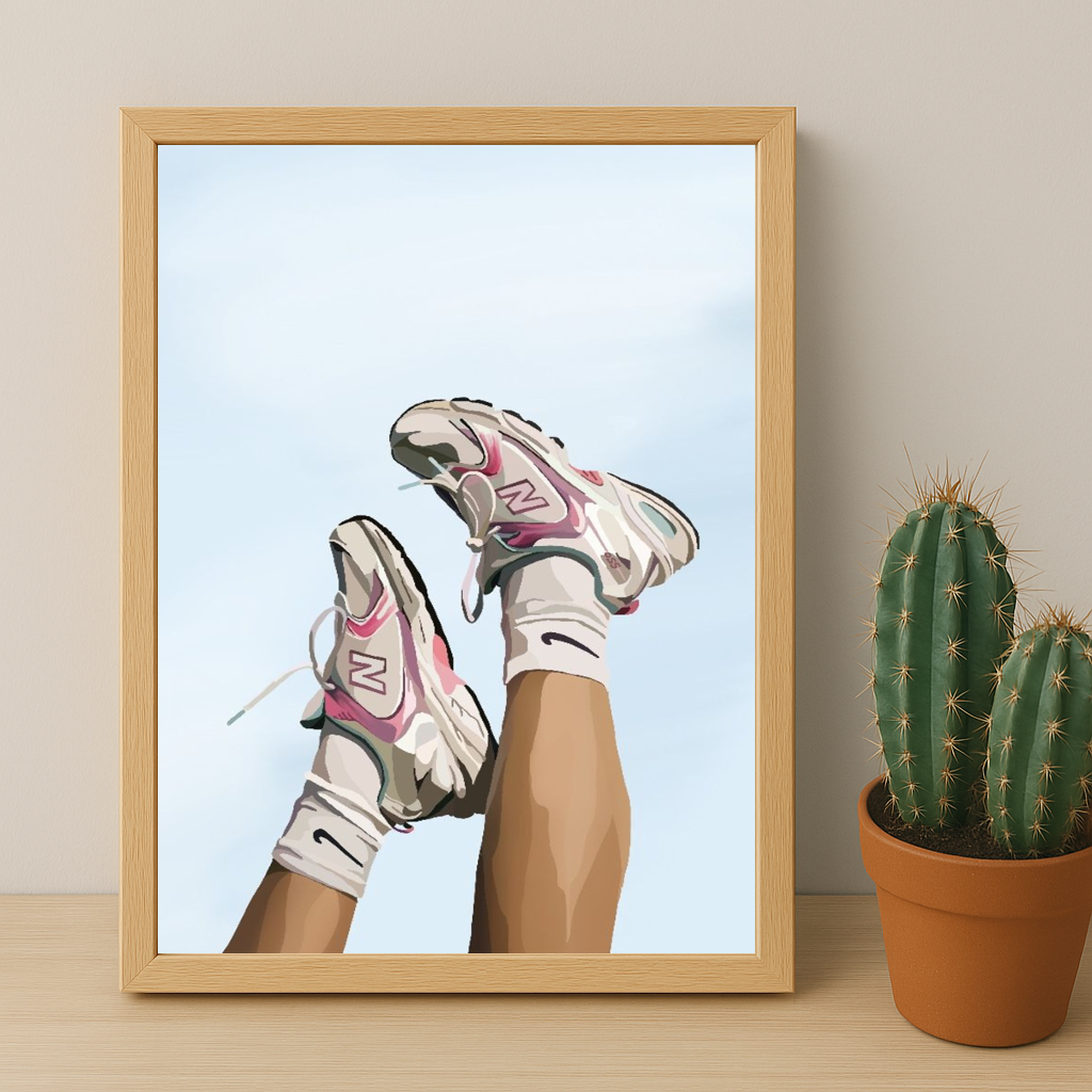 Cadre photo New Balance - Pink