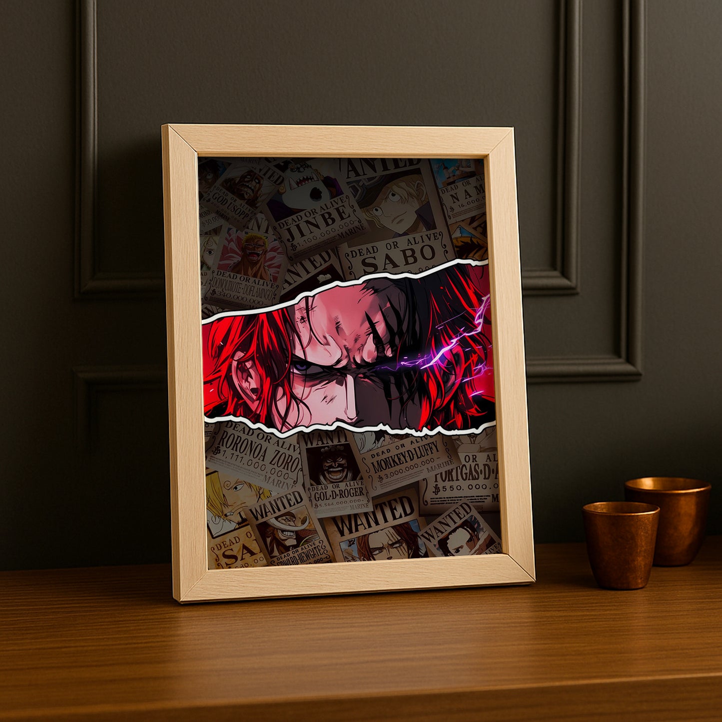 Cadre photo Shanks One Piece