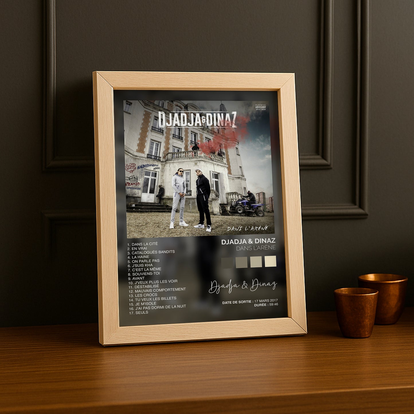 Cadre photo Album - Dans l'Arène Djadja & Dinaz