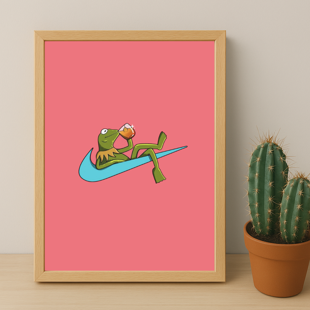 Poster Nike logo art