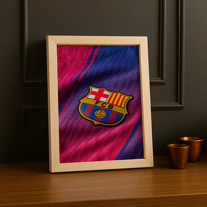 Cadre photo - Maillot FC Barcelone Domicile 25-26