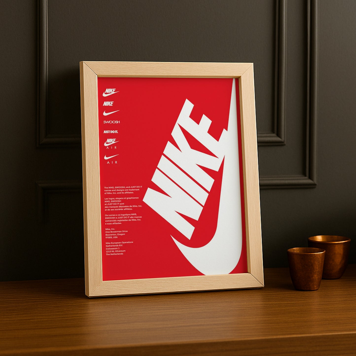 Cadre Photo Nike - Boite Rouge