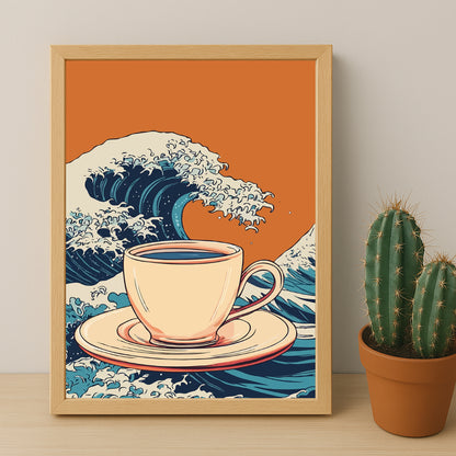 Cadre photo Coffee Lover - Wave