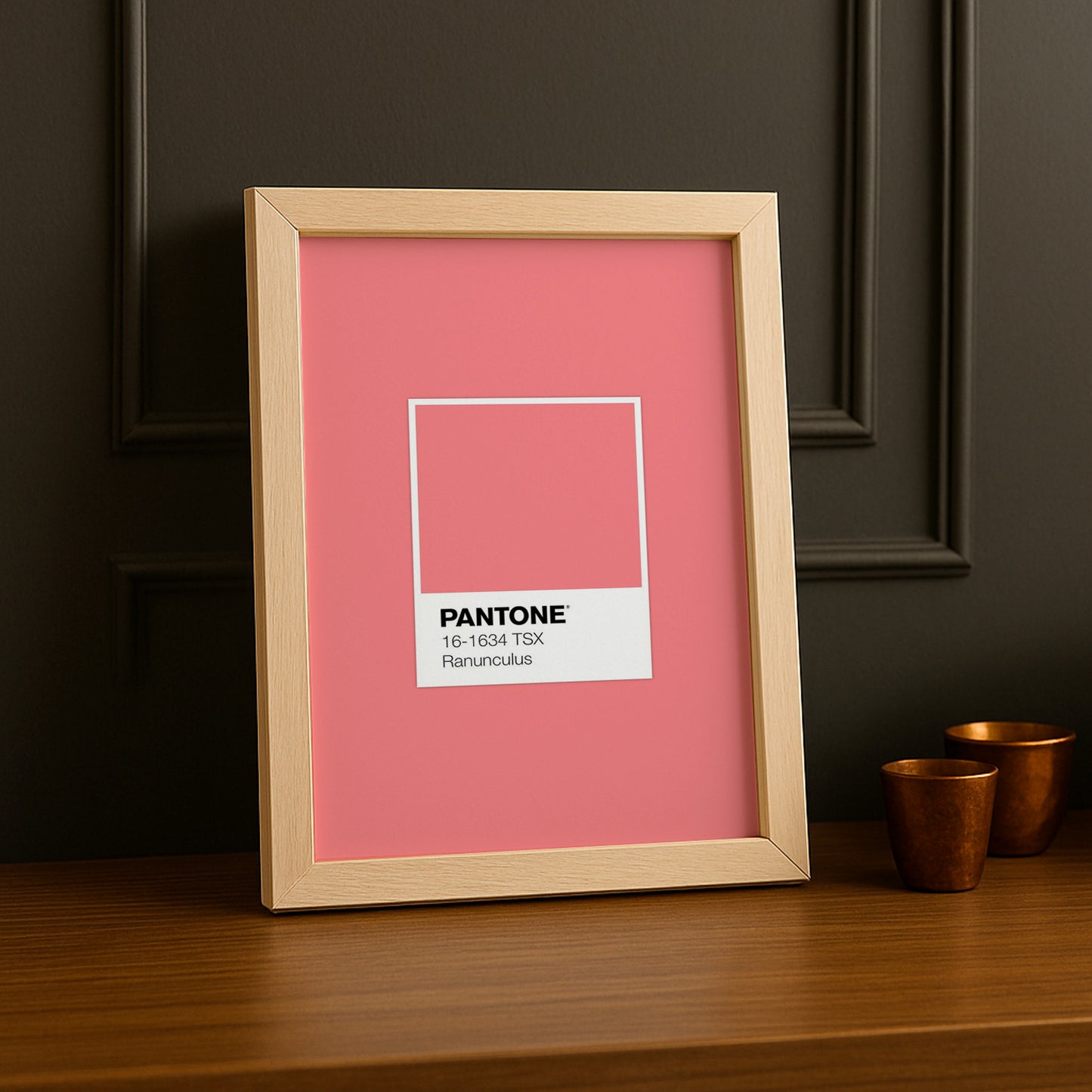 Cadre Photo Pantone Étiquette - Ranunculus