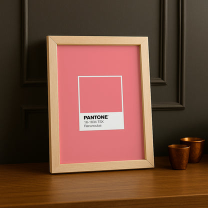 Cadre Photo Pantone Étiquette - Ranunculus