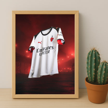 Poster Maillot Football - AC Milan Extérieur 25-26