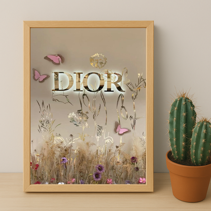 Cadre photo Dior Logo