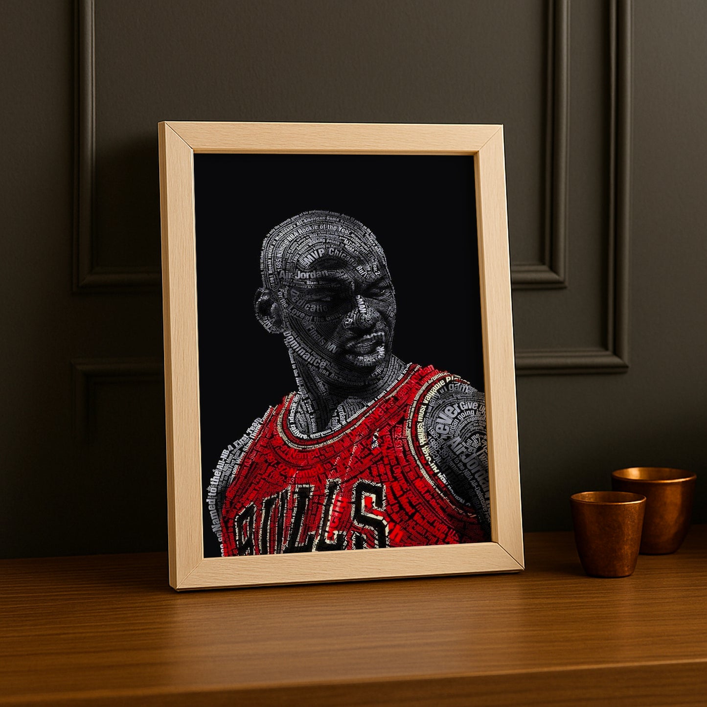 Cadre photo NBA - Michael Jordan Art