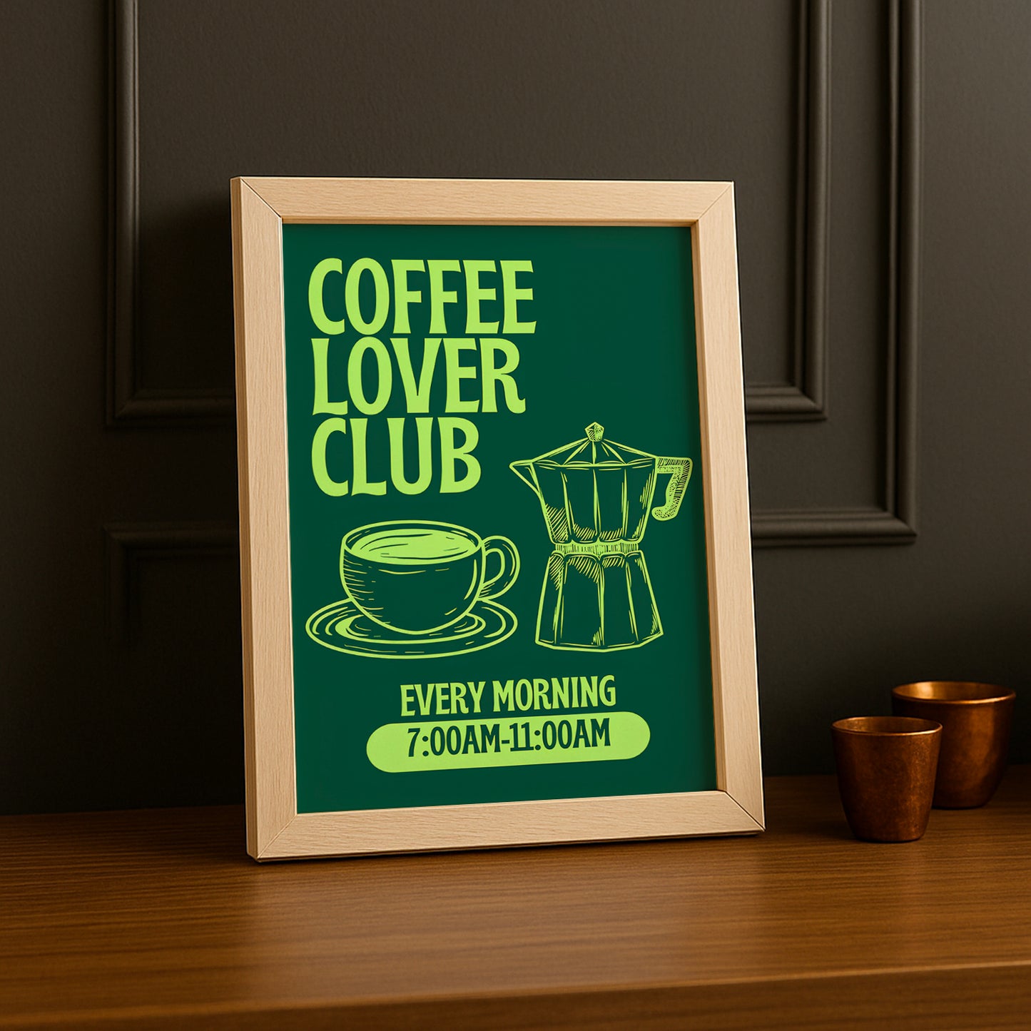 Cadre photo Coffee Lover - Every Morning