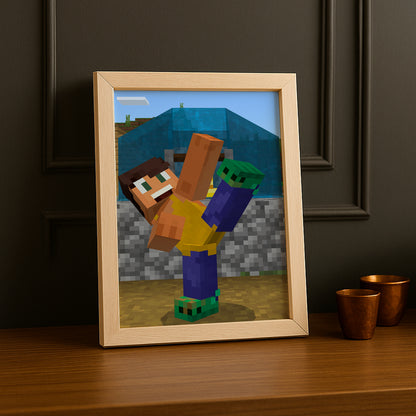 Cadre photo Minecraft - Crocs