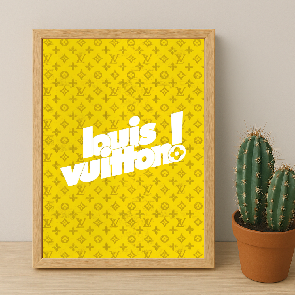 Cadre photo Louis Vuitton Yellow