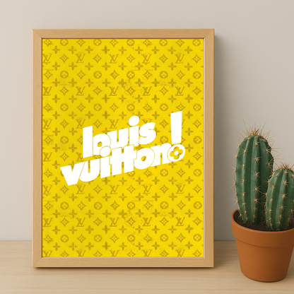 Cadre photo Louis Vuitton Yellow