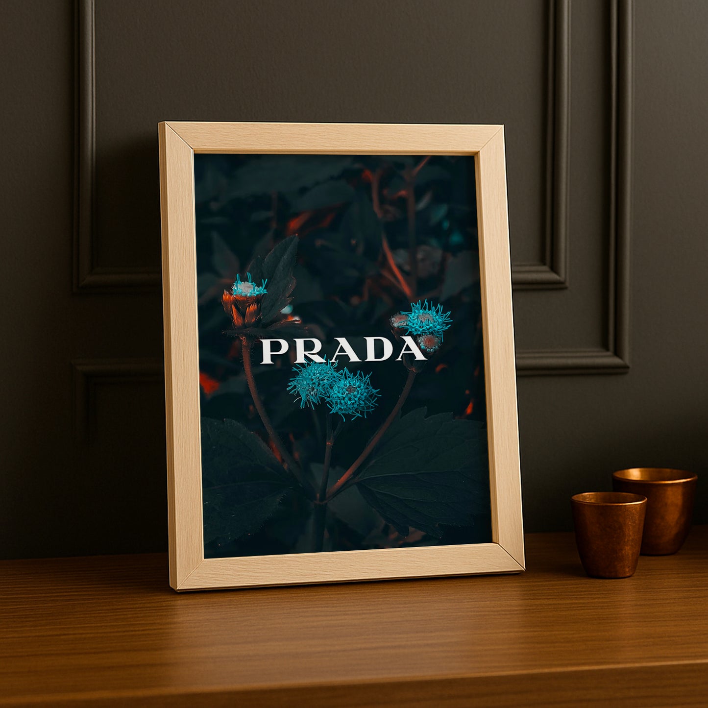 Cadre Photo Prada - Aesthetic Flowers