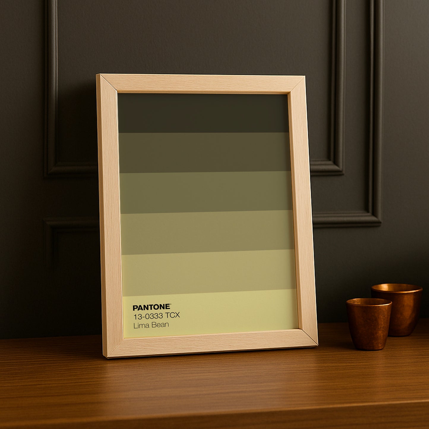 Cadre Photo Pantone Dégradé - Lima Bean