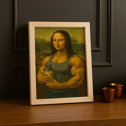 Cadre Photo Musculation - La Joconde Go Muscu