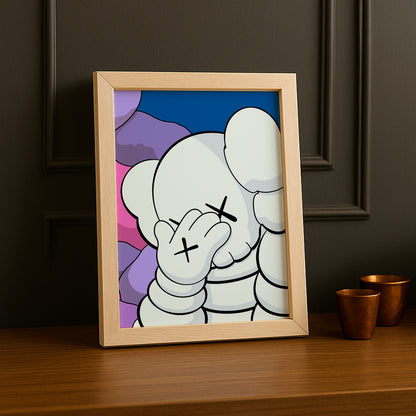 Poster Kaws facepalm