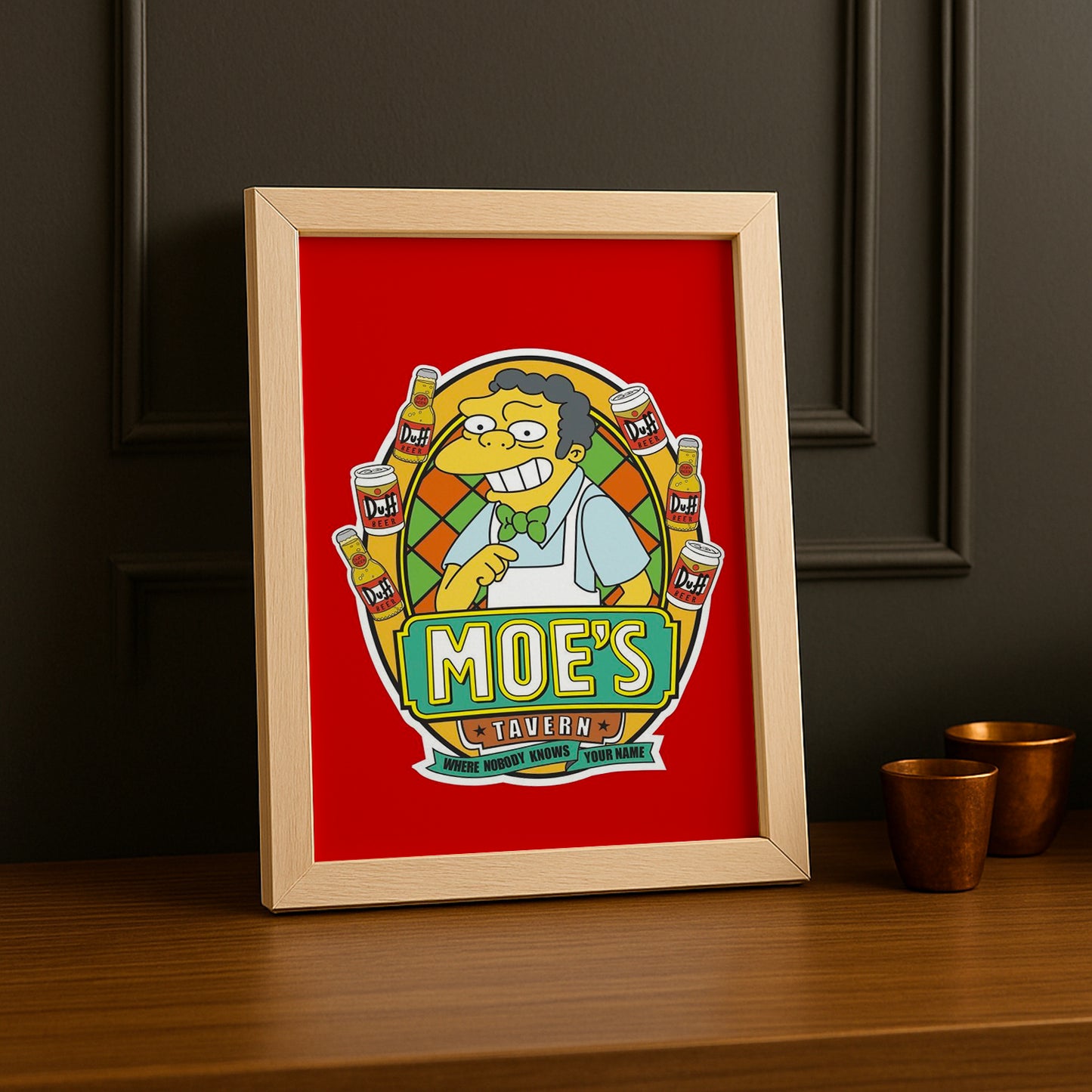 Cadre Photo Les Simpsons - Moe's