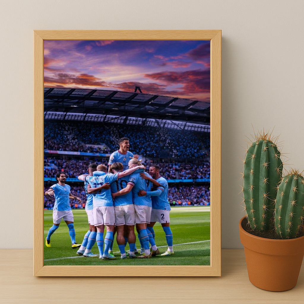 Poster Manchester City - Célébration