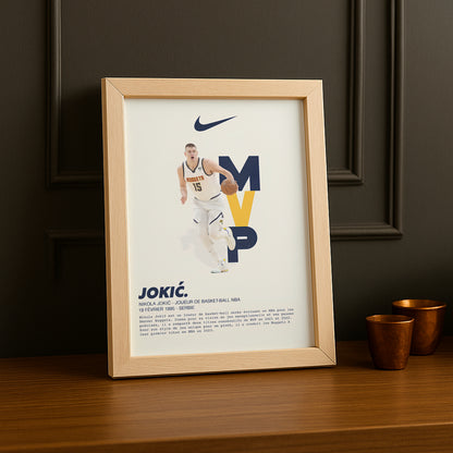 Cadre photo Nikola Jokic NBA