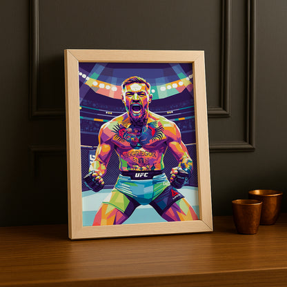 Cadre photo UFC - Illustration de McGregor