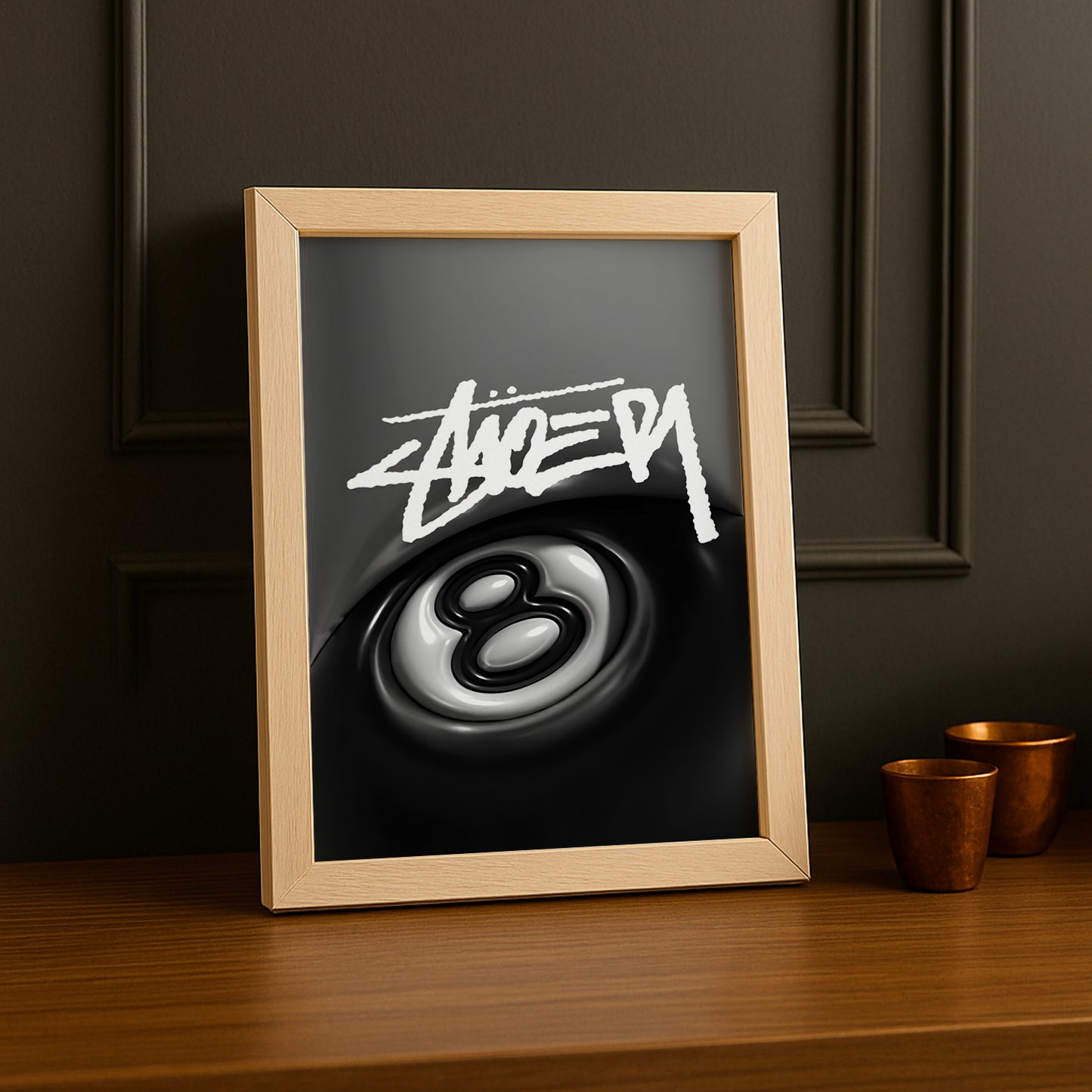 Poster Stüssy - 8 Ball