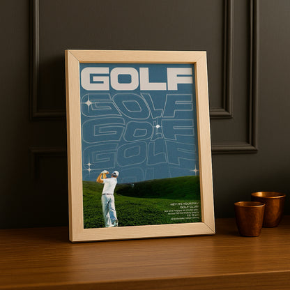 Poster Photo Golf - Aesthetic