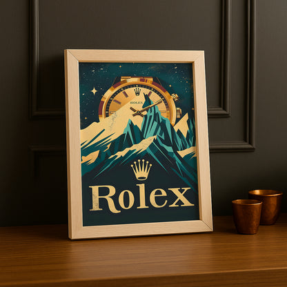 Cadre photo Rolex illustration