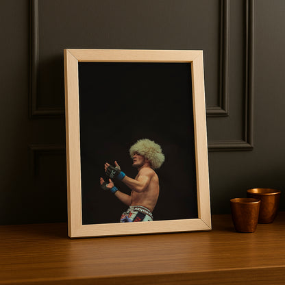 Cadre photo UFC - Khabib Nurmagomedov Prays