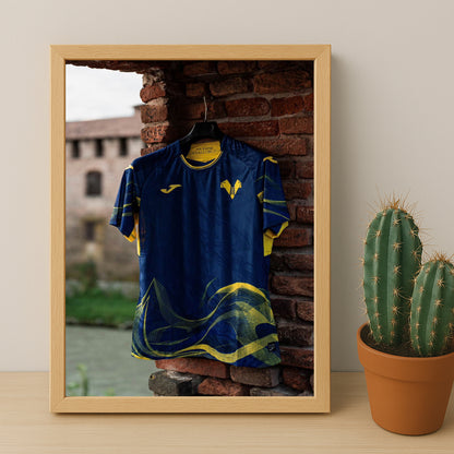 Poster Maillot Football - Hellas Verona Kit 25-26