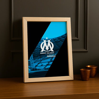 Cadre Photo Olympique de Marseille - Aesthetic